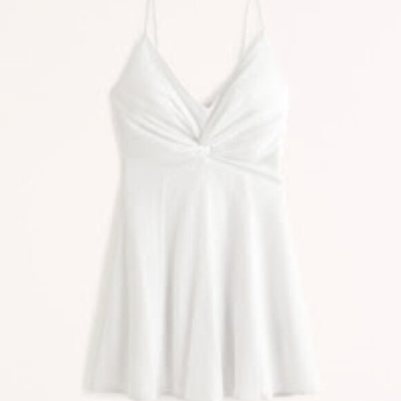 Abercrombie & Fitch Dresses & Skirts - Abercrombie & Fitch: Women's Crinkle Textured Twist-Front Mini Dress